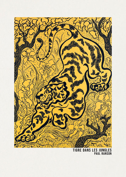 Tigre Dans Les Jungles Poster - Paul Ranson 