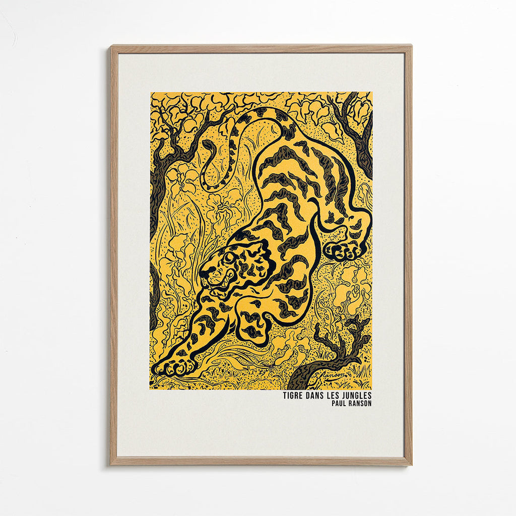 Tigre Dans Les Jungles Poster - Paul Ranson 