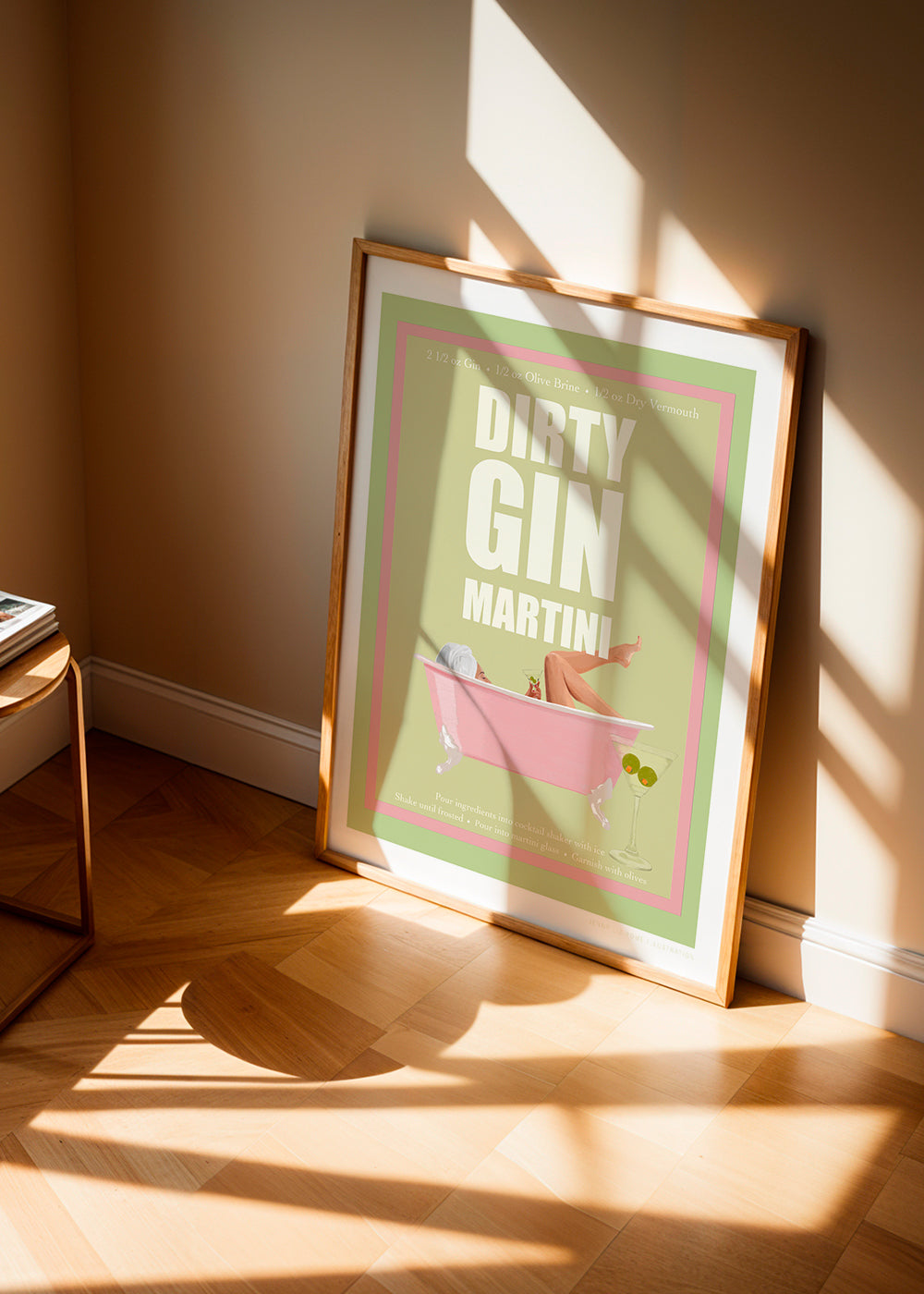 Jlr Cocktails- Dirty Gin Martini - Jenny Liz Rome