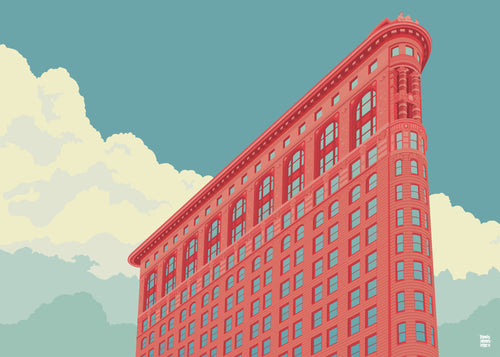New York Flatiron Building - Unframed art print