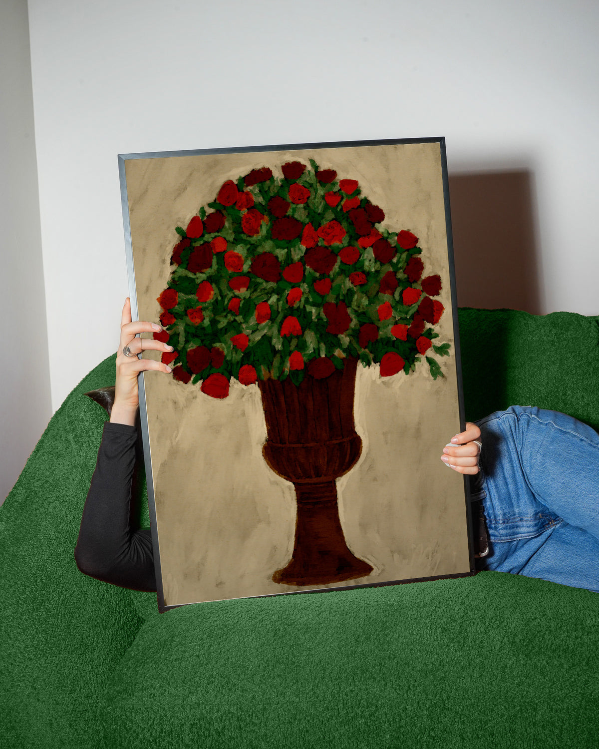Spring bouquet - Framed poster detail