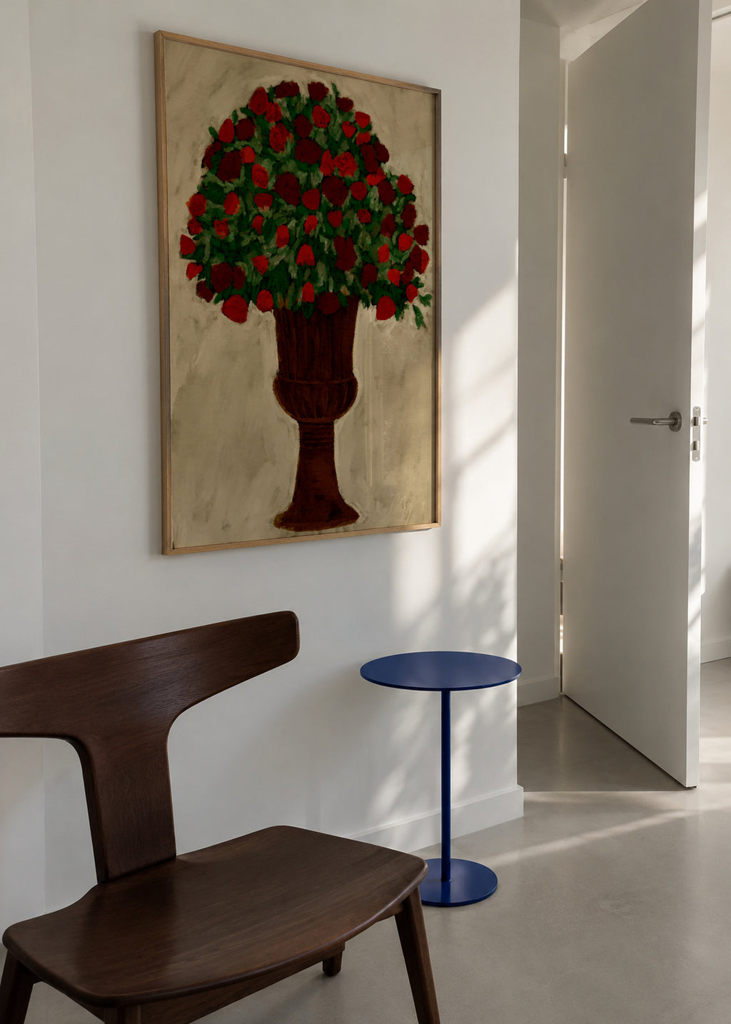Spring bouquet - Framed poster in an interior
