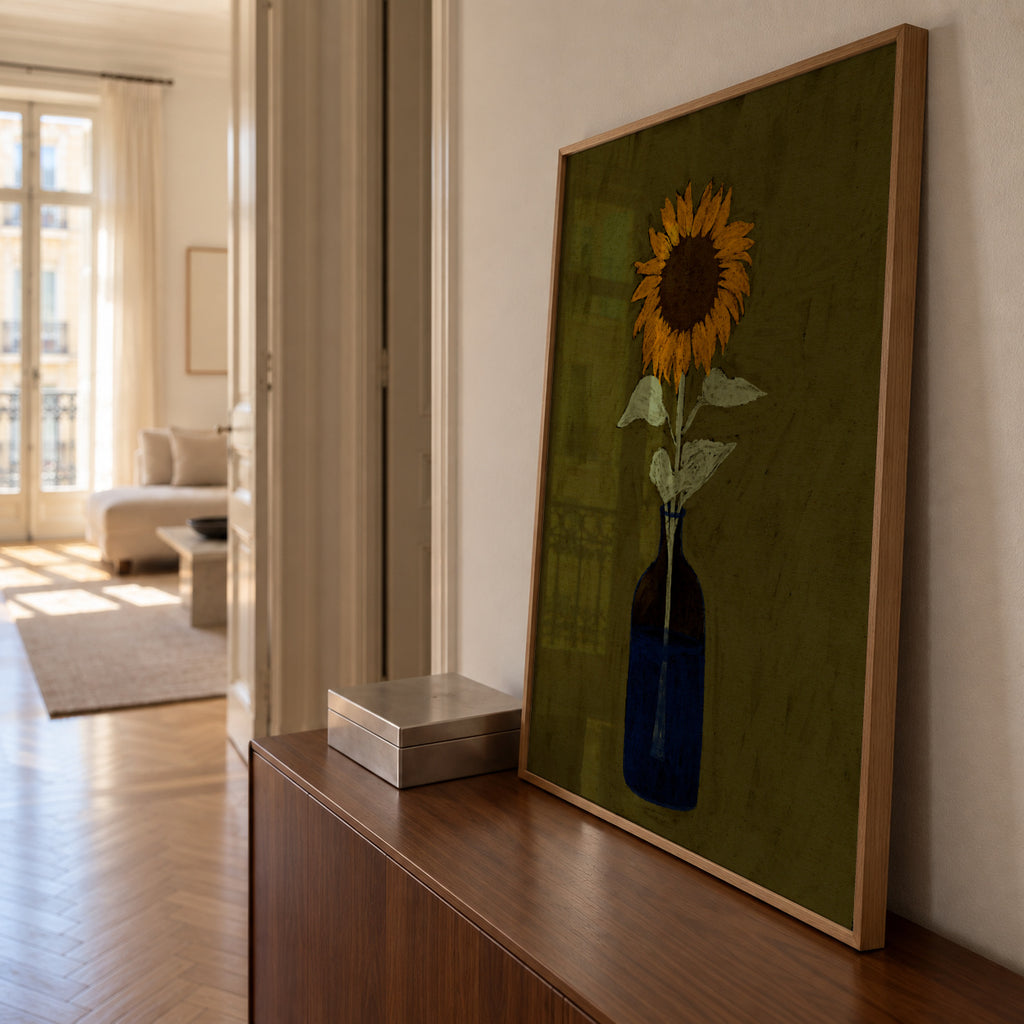 Radiant view - Framed poster in an interior