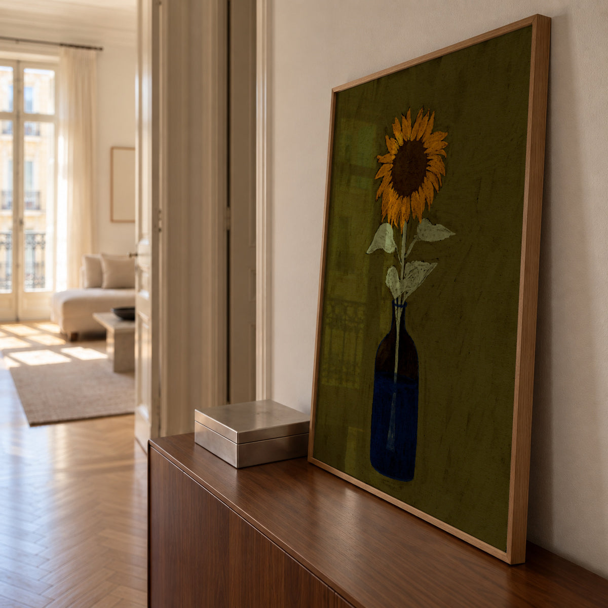 Radiant view - Framed poster in an interior