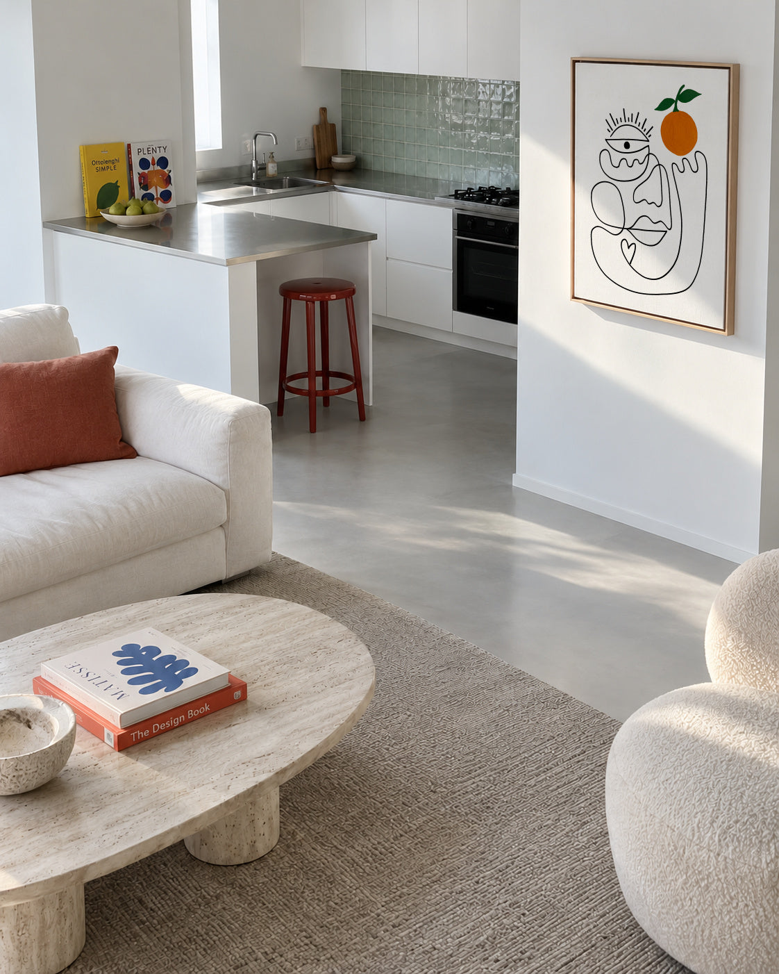 Elmar - Framed canvas in an interior
