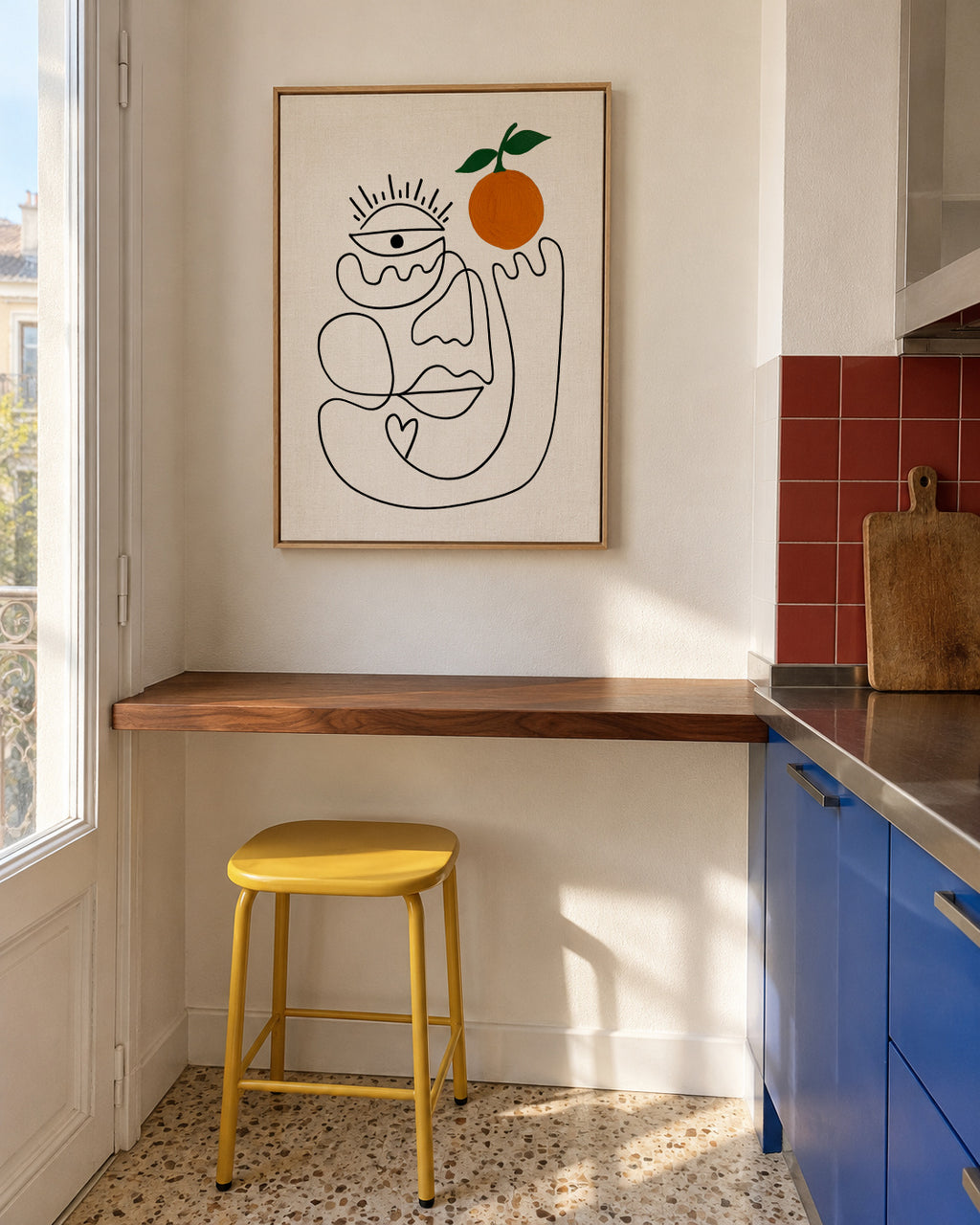 Elmar - Framed canvas in an interior