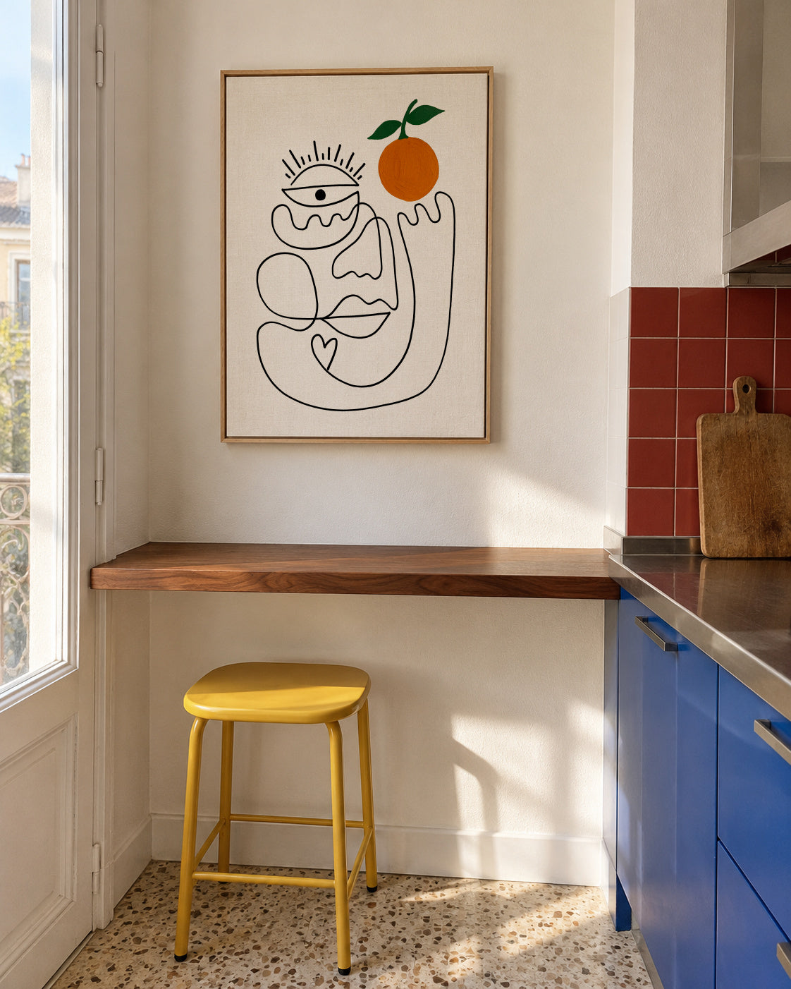 Elmar - Framed canvas in an interior