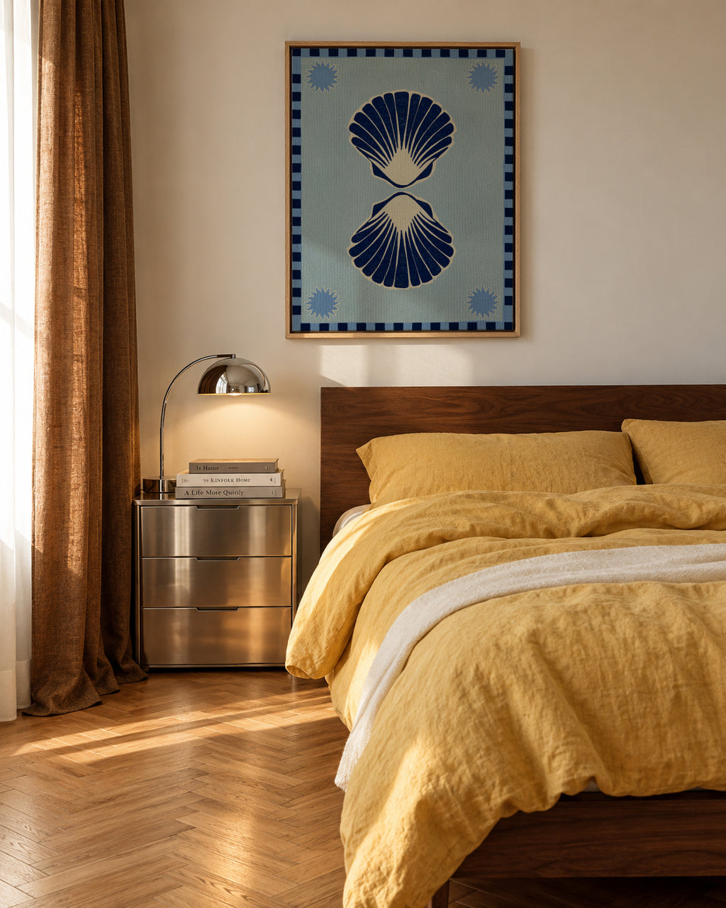 Lush duo 3 - Framed canvas in an interior