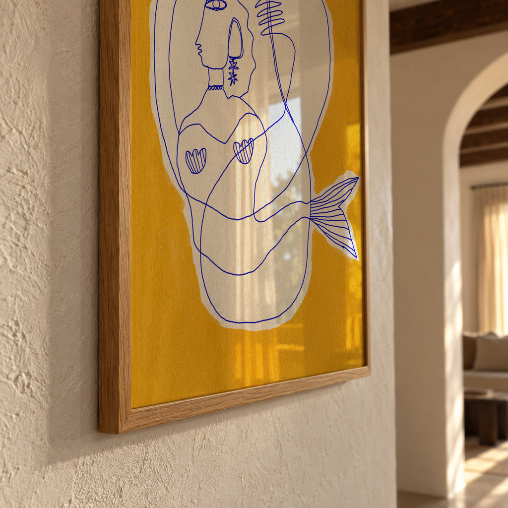 Mermaid - Framed poster detail