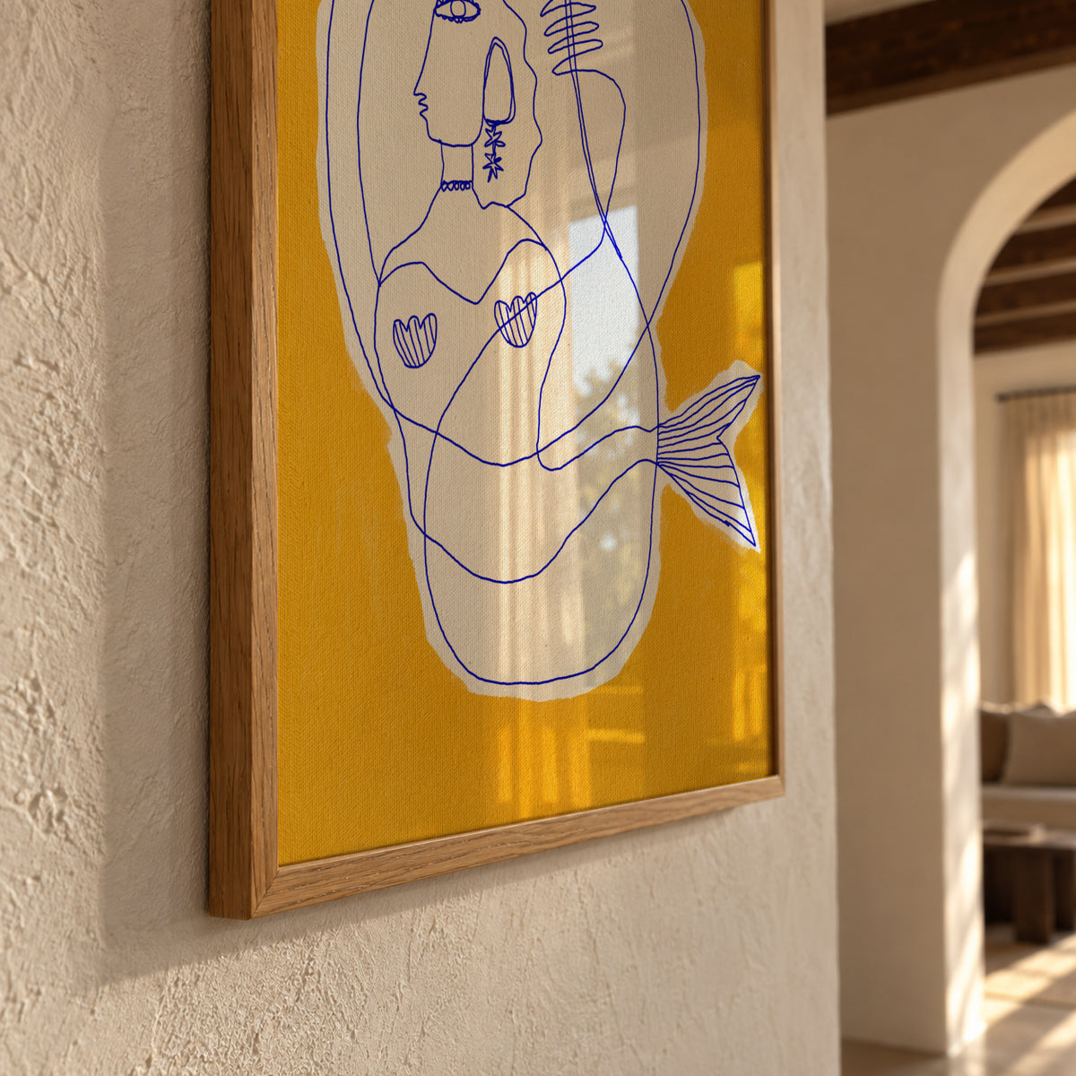 Mermaid - Framed poster detail