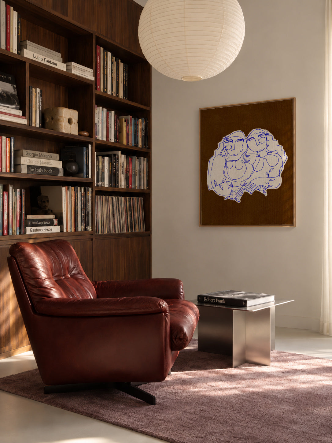 Sisterhood - Framed canvas in an interior