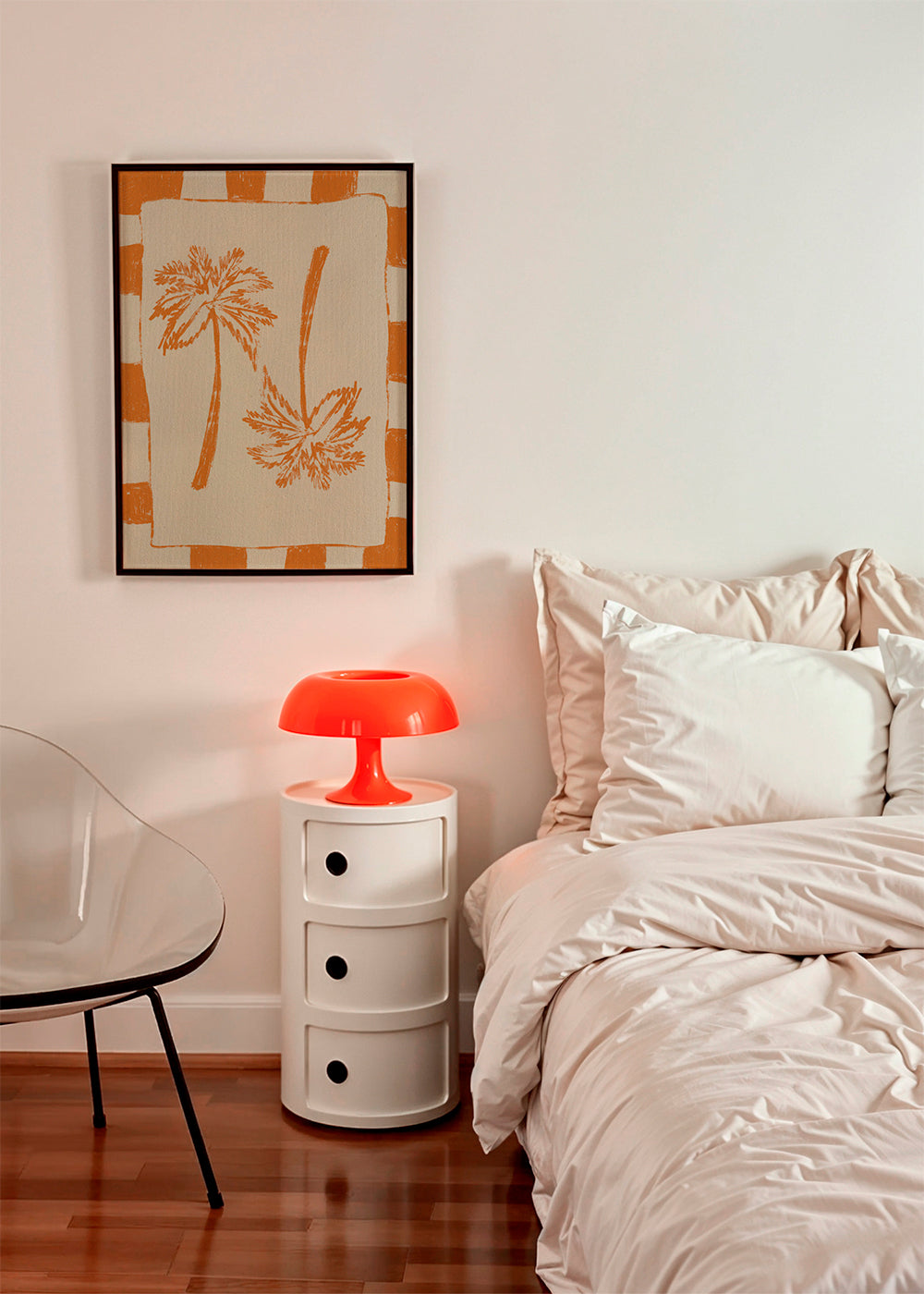 Illustration Palm paradise – Orange