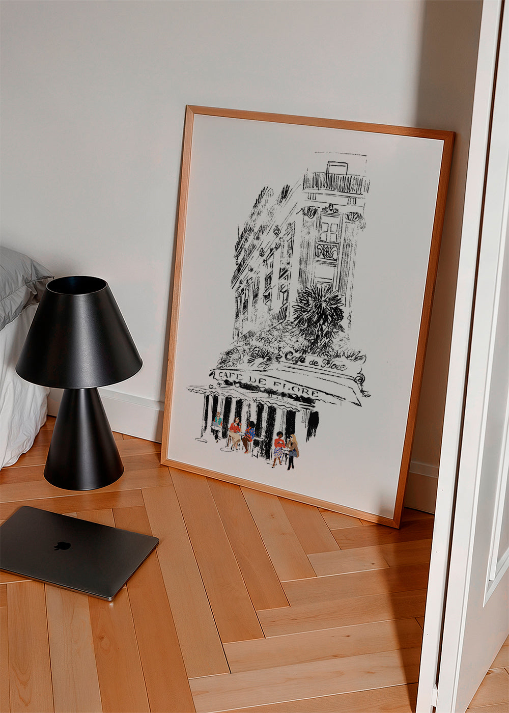 Illustration Café de Flore Paris