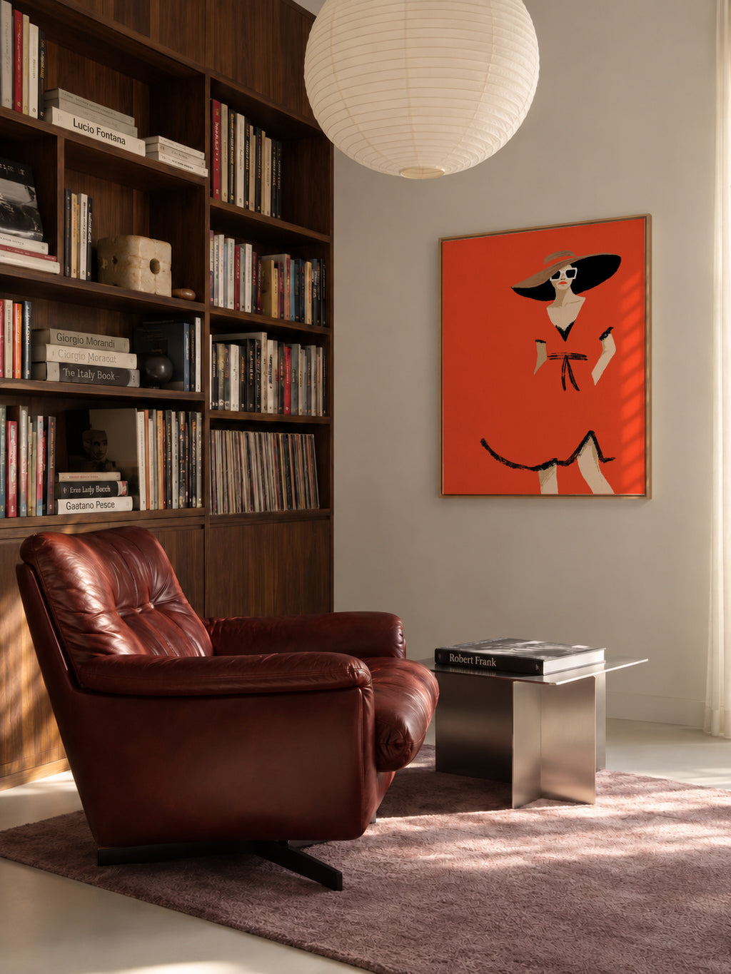 The dress - Framed canvas in an interior