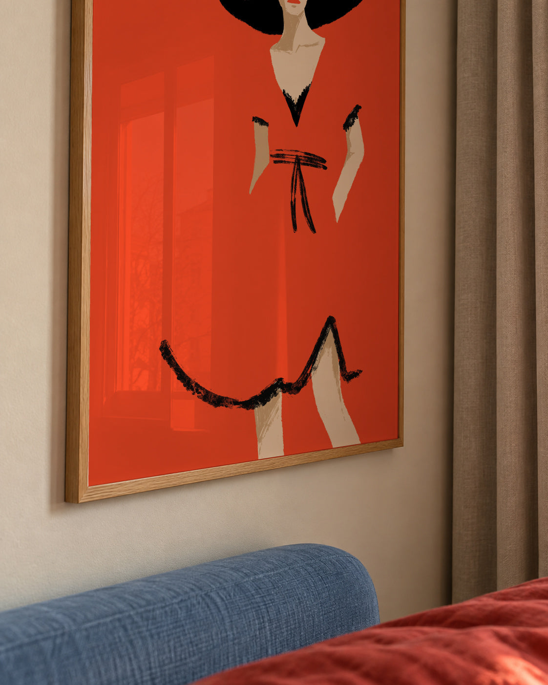 The dress - Framed poster detail