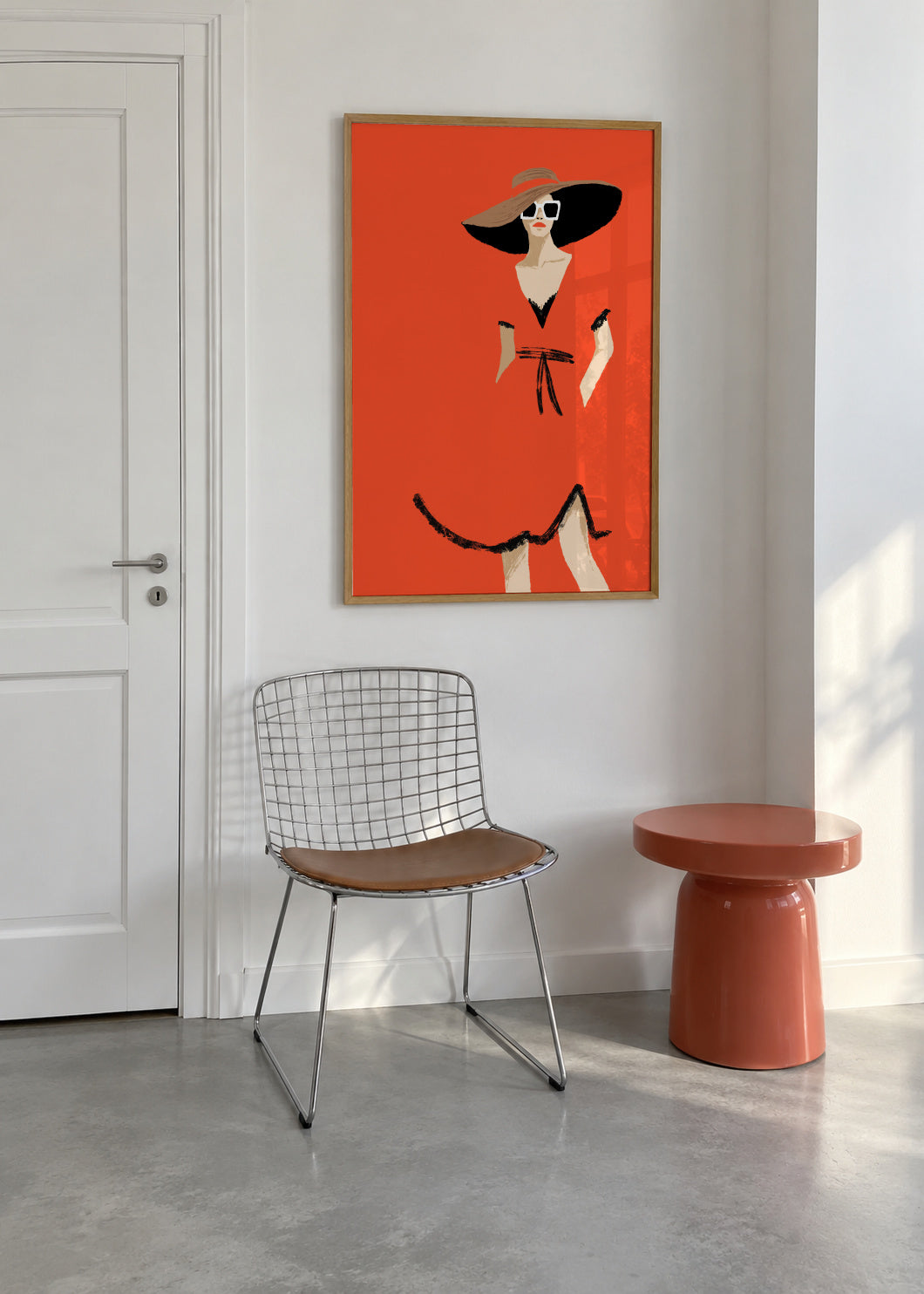 The dress - Framed poster in an interior