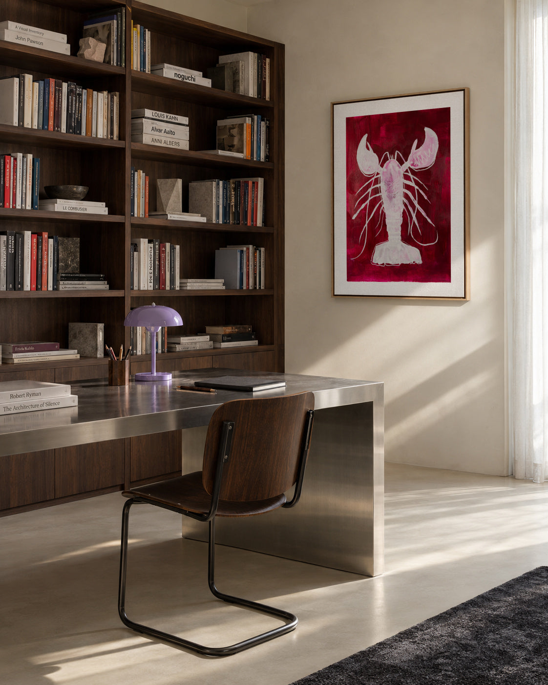 Le chef - Framed canvas in an interior