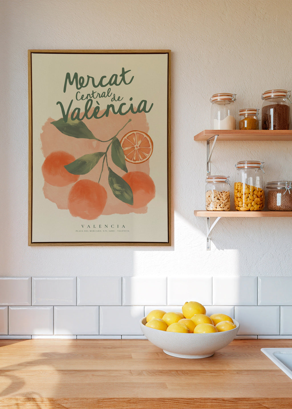 Mercat Central de València - Framed canvas in an interior