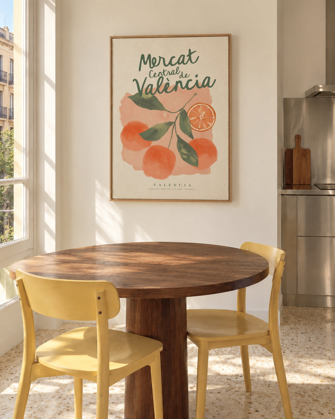 Mercat Central de València - Framed canvas in an interior