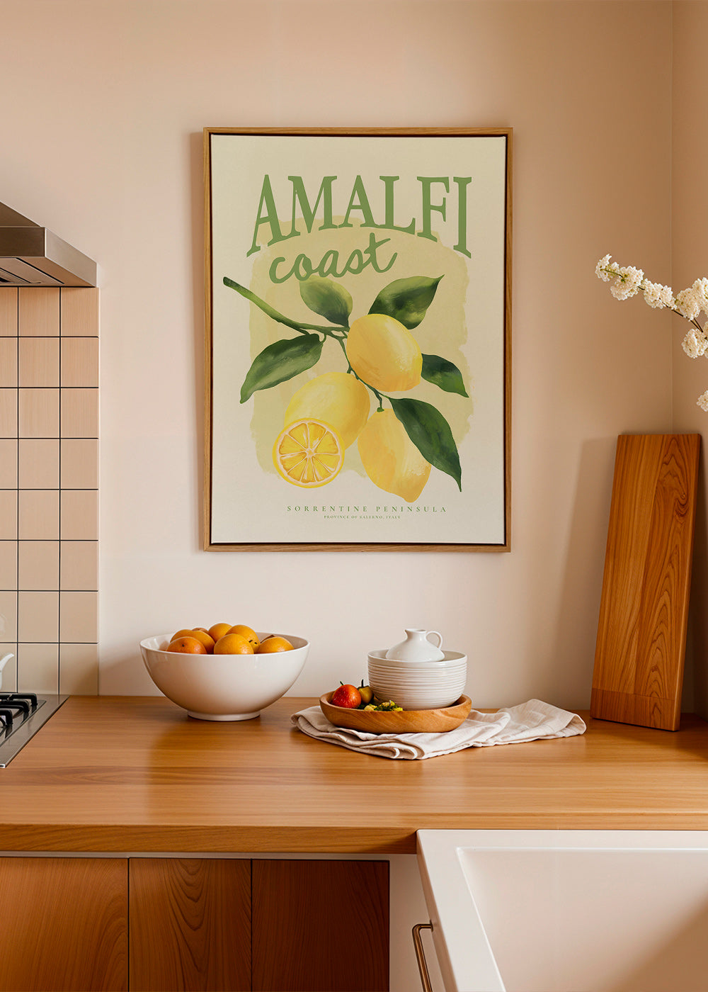 Botanical Amalfi lemon print