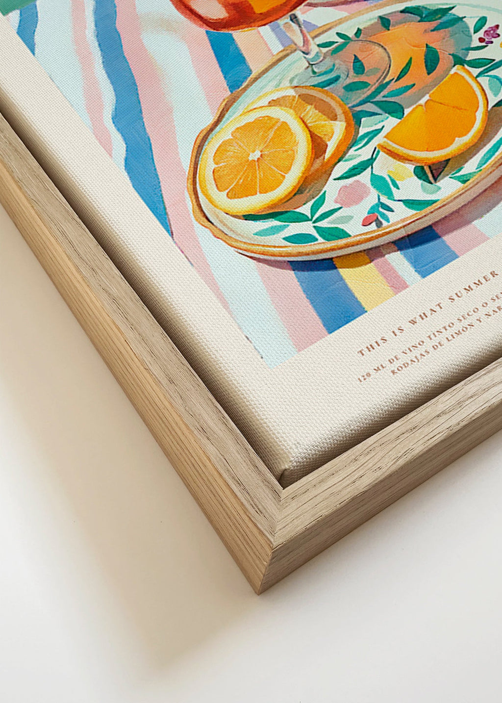 Kitchen art: summer tinto with citrus