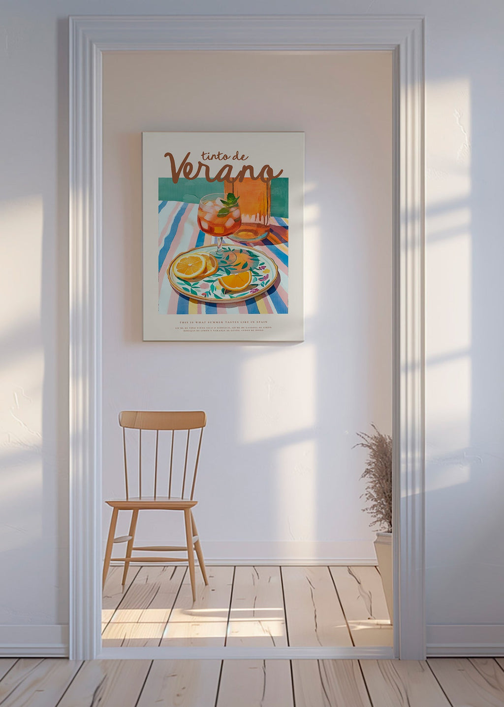 Kitchen art: summer tinto with citrus