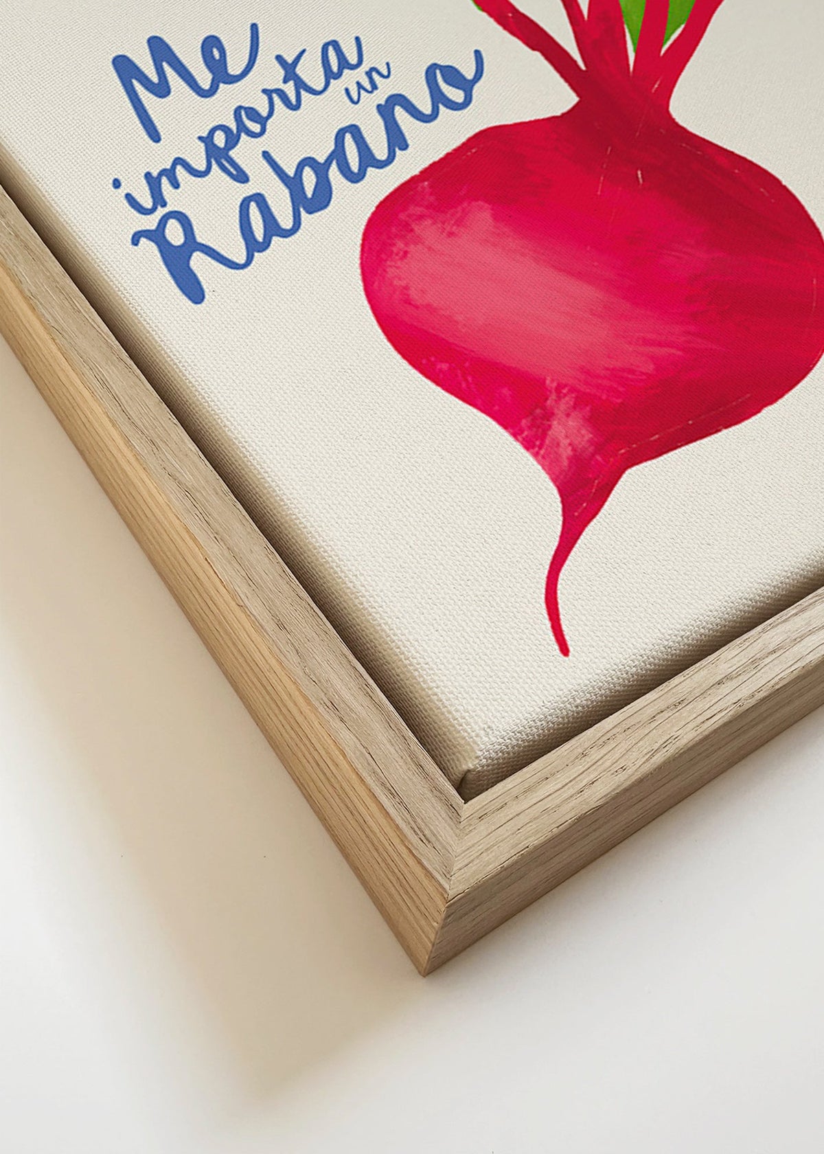 Kitchen art radish illustration