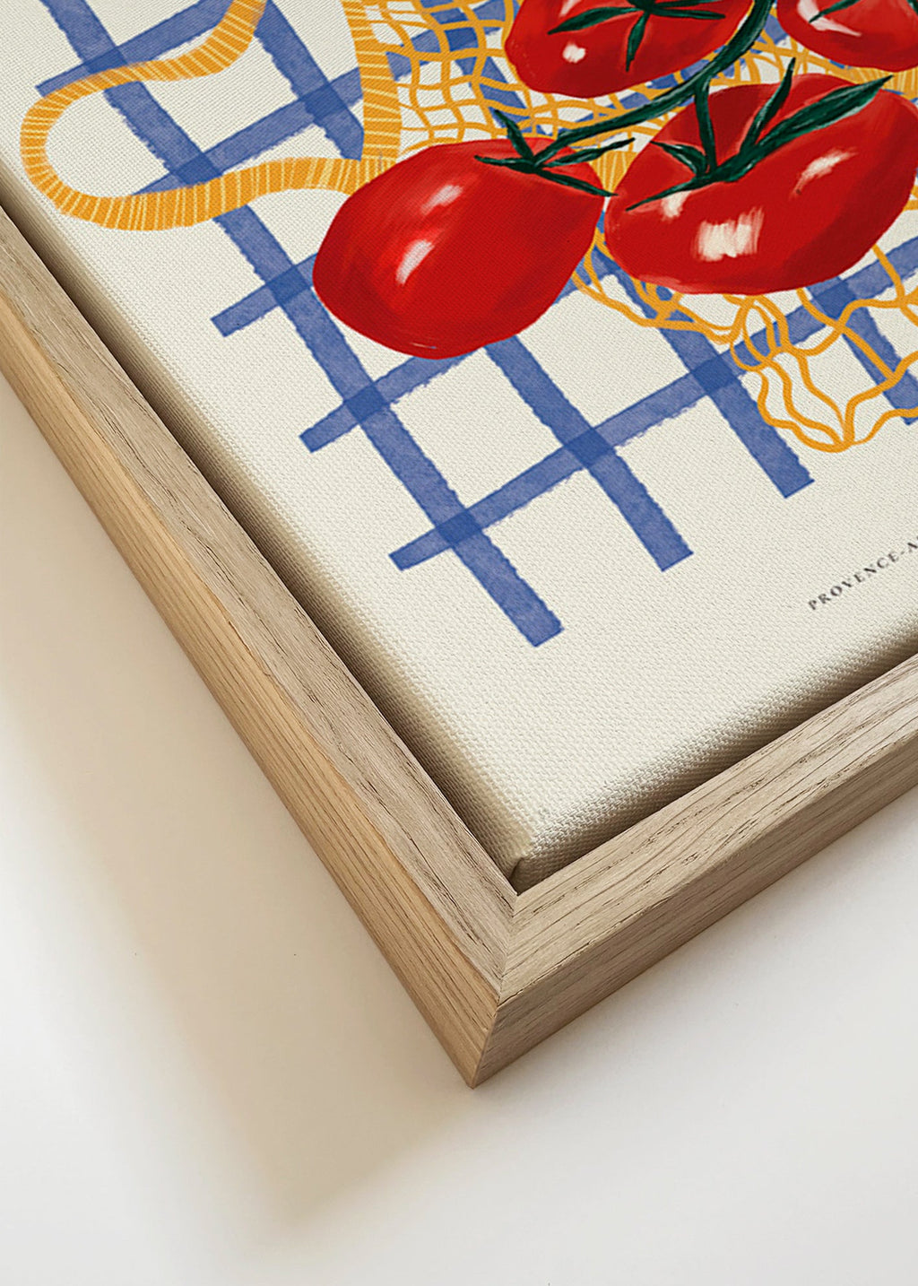 Kitchen art tomatoes in net
