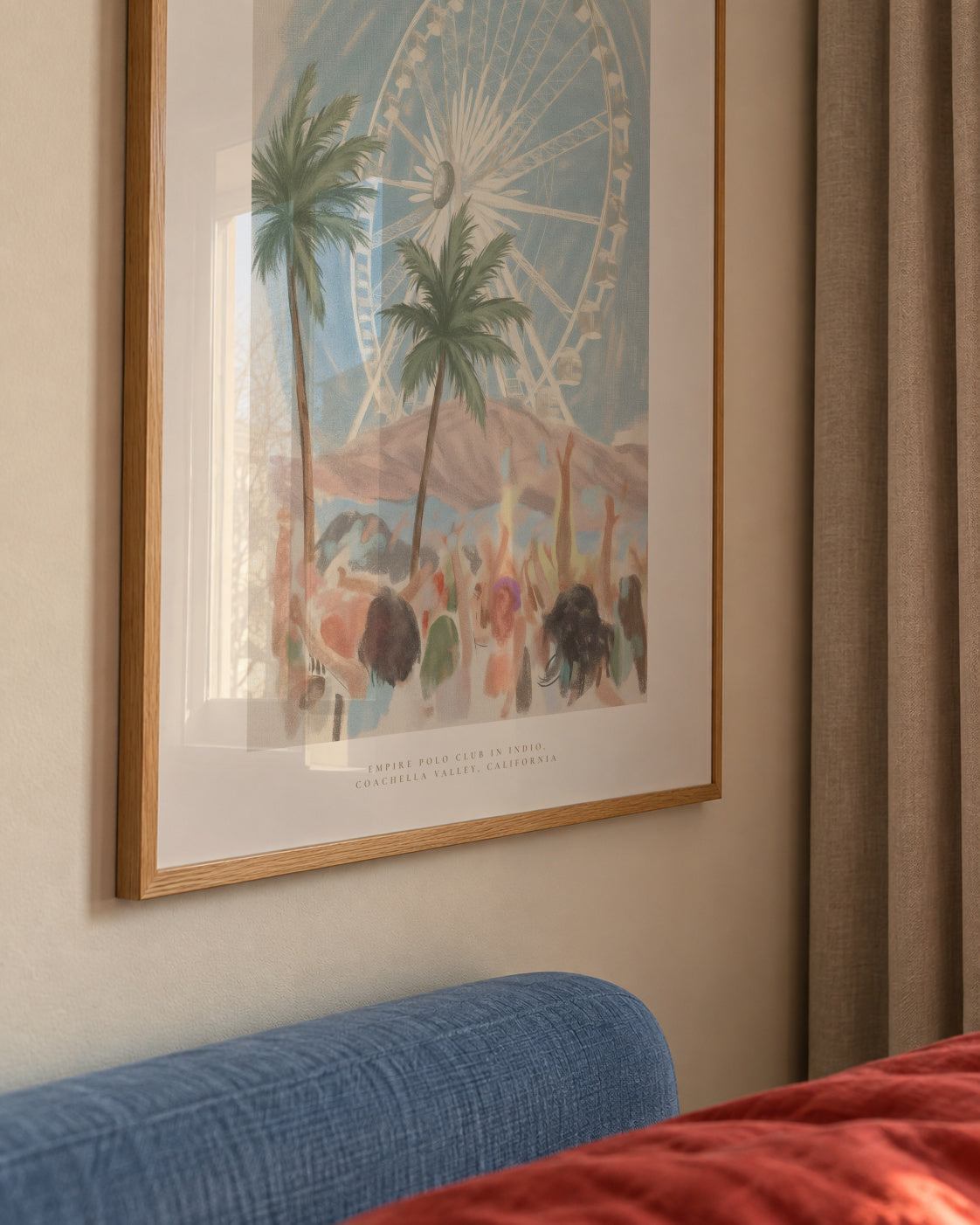 Coachella Valley Music - Framed poster detail