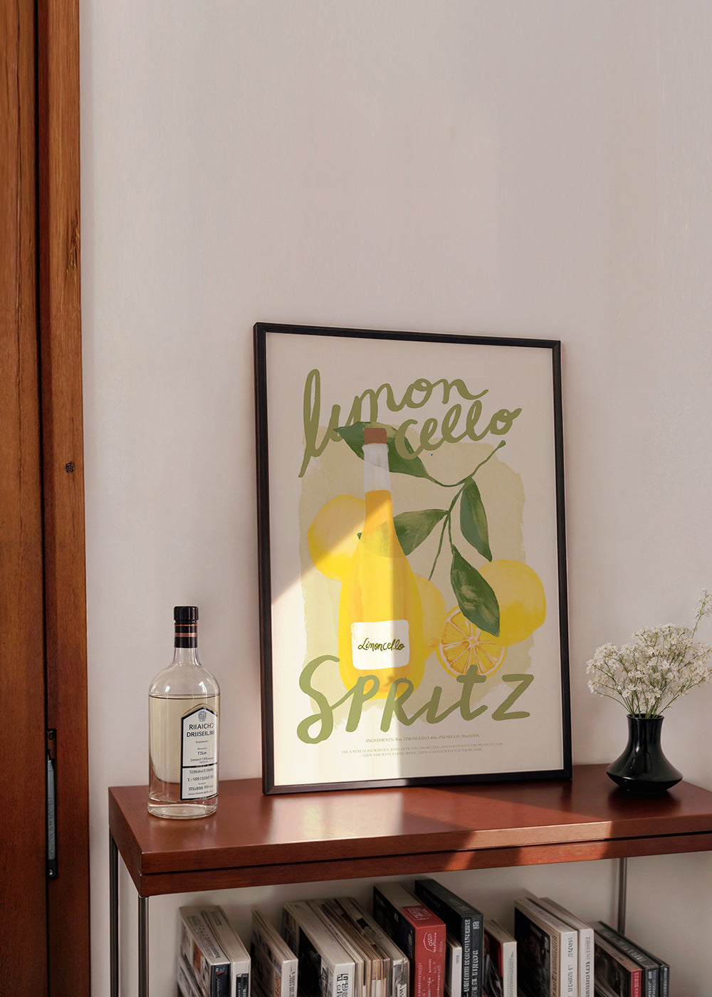 Kitchen art Limoncello Spritz illustration