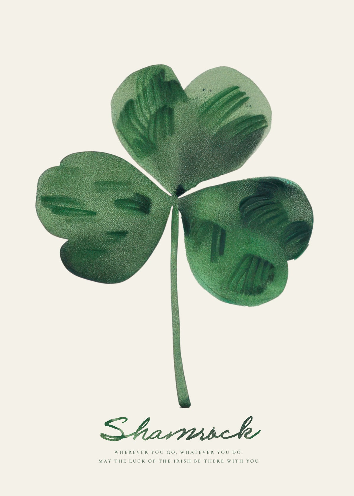 Shamrock - Unframed art print