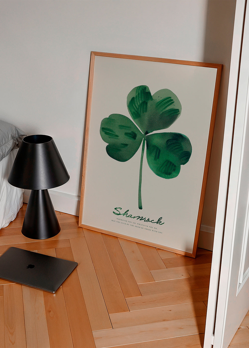 Botanical print Shamrock watercolor clover