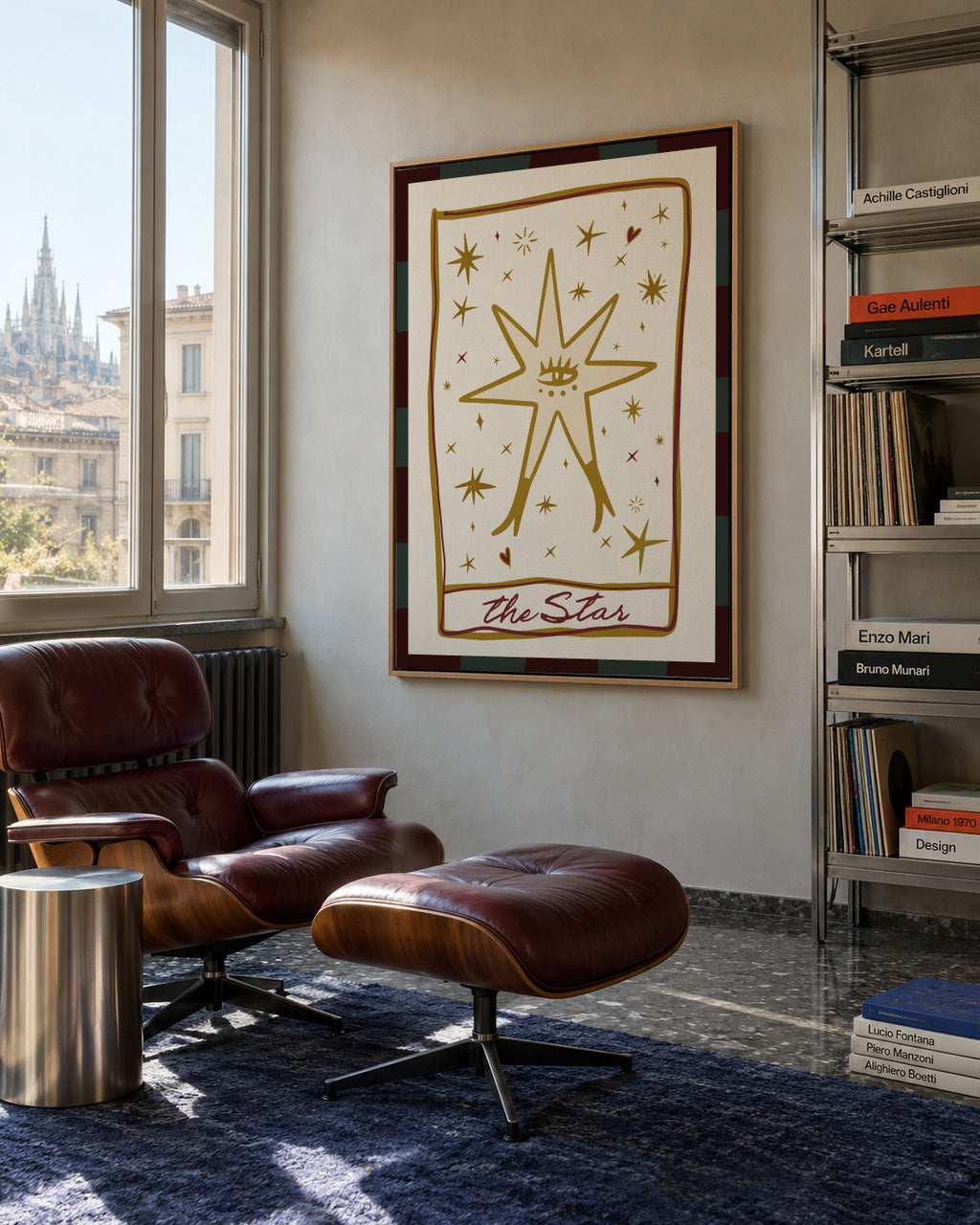 The Star - Framed canvas in an interior
