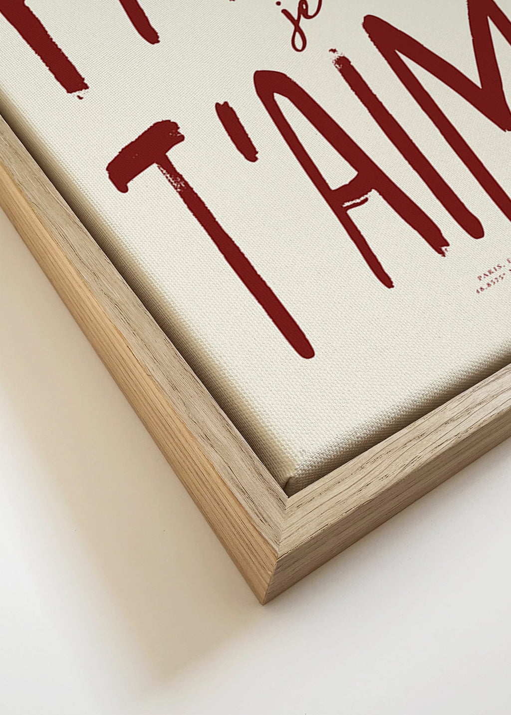 Travel poster with Paris typography