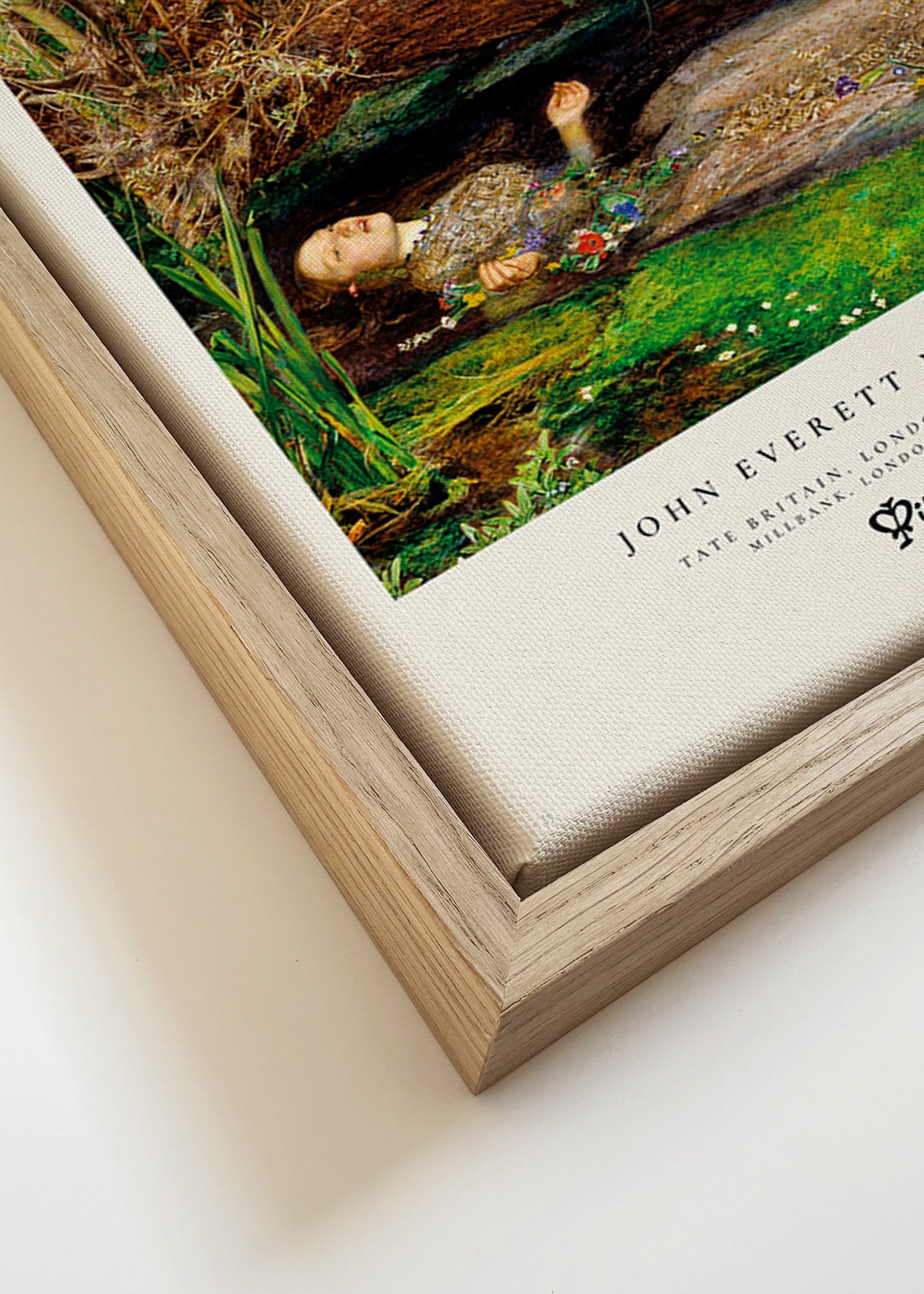 Botanical print Ophelia by the stream