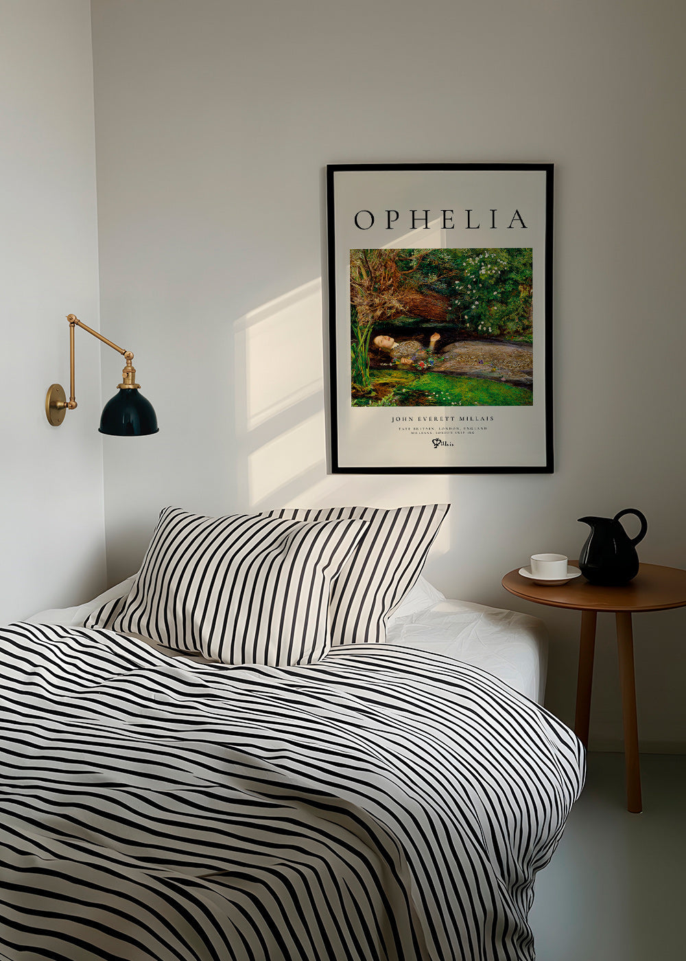 Botanical print Ophelia by the stream