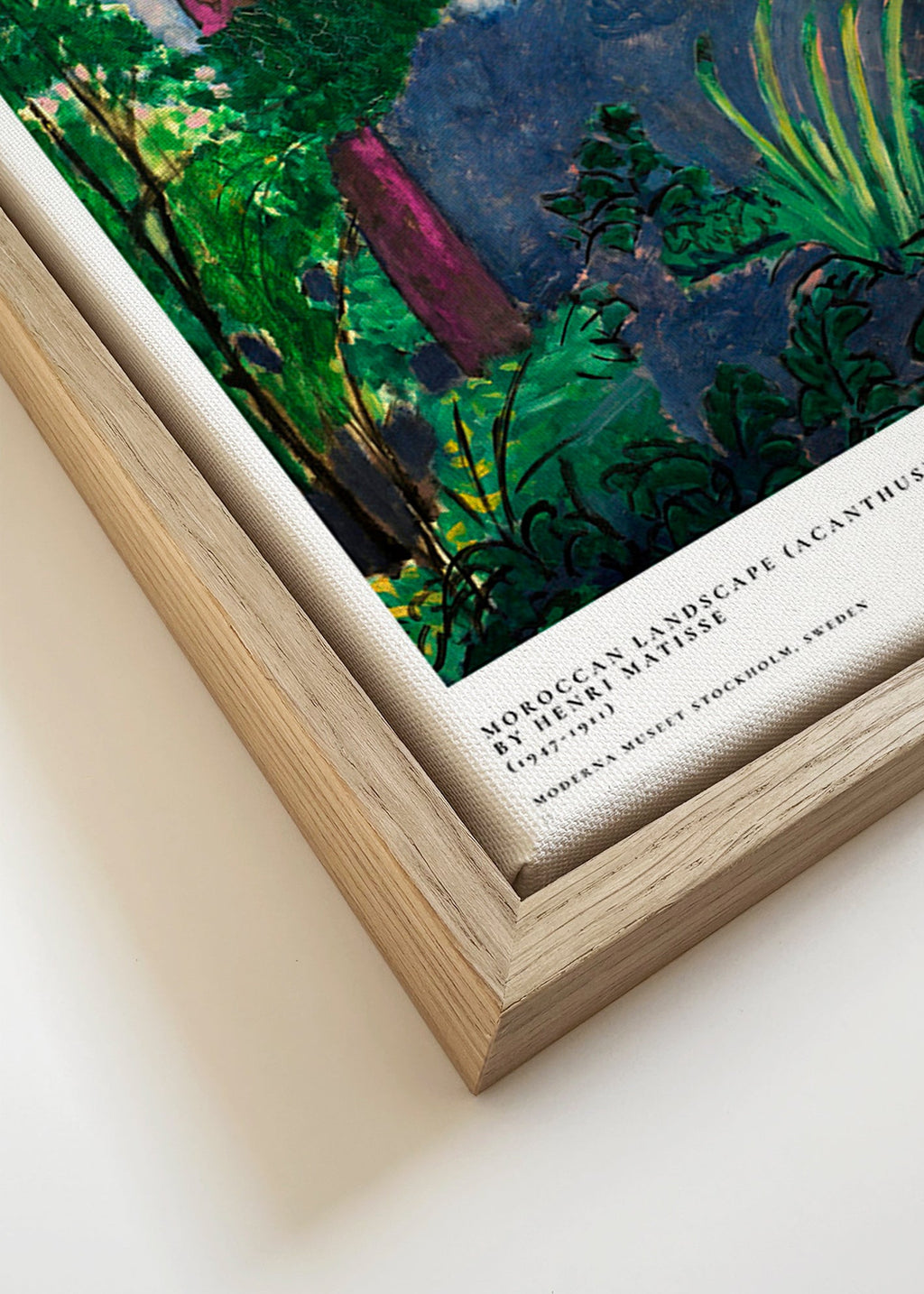 Landscape art with painterly plants