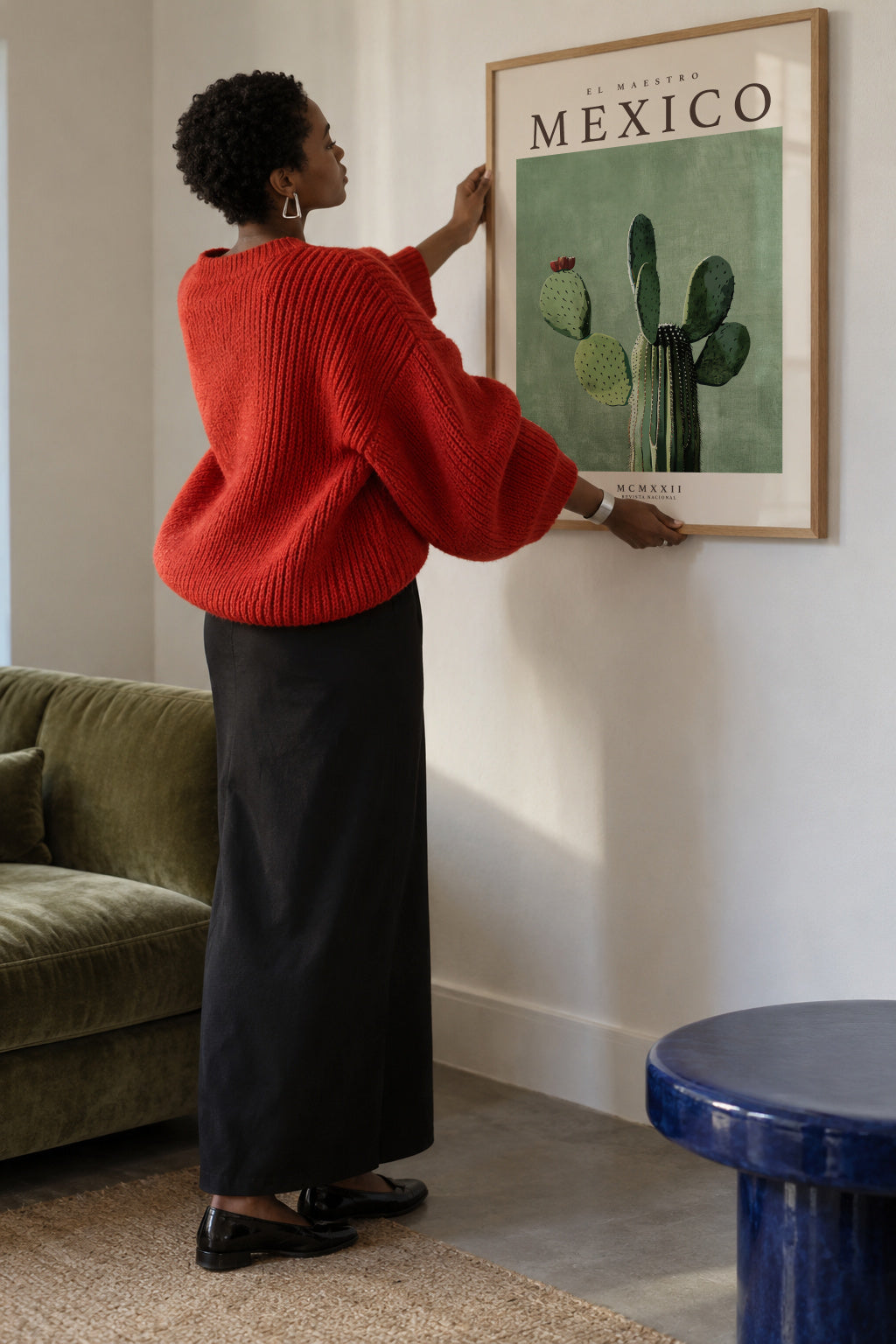 Mexico - Framed poster in an interior