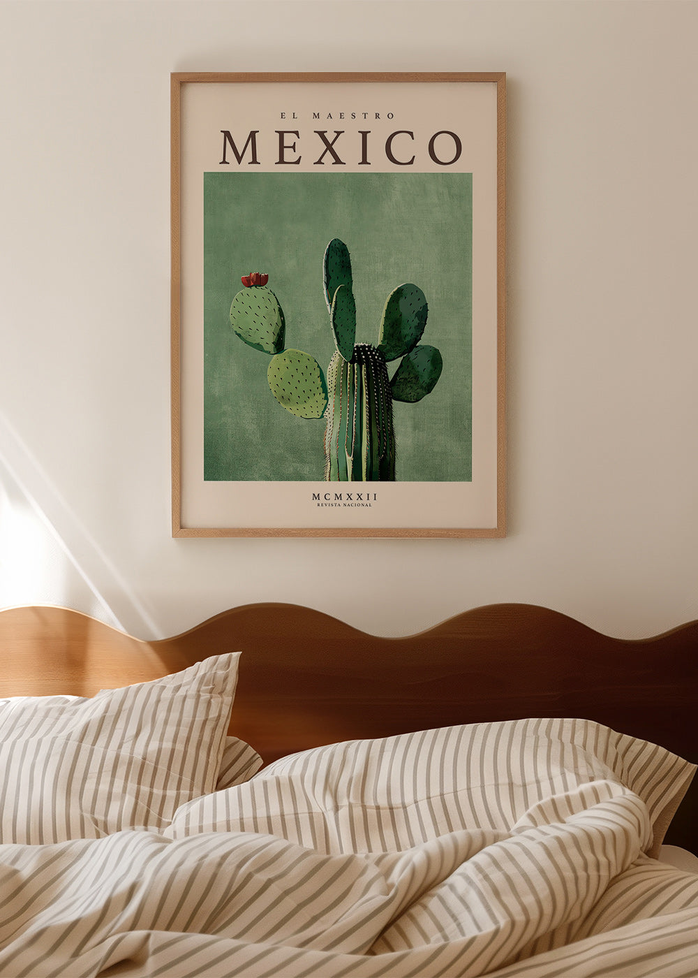 Botanical print Mexico cactus artwork