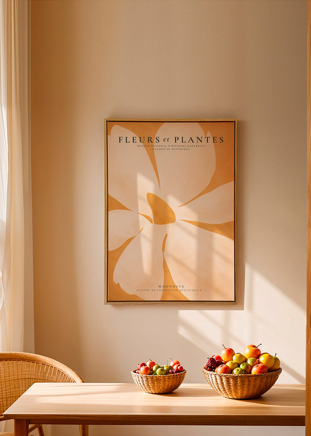 Botanical print Magnolia large format