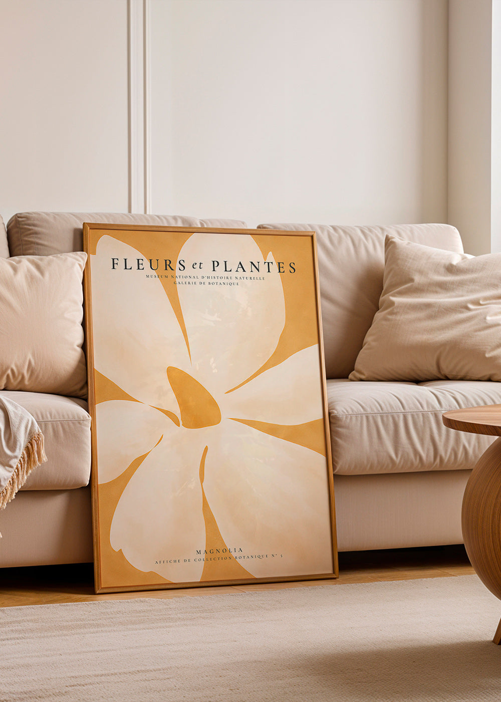 Botanical print Magnolia large format