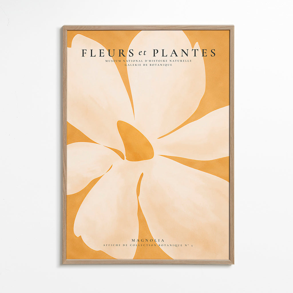 Botanical print Magnolia large format
