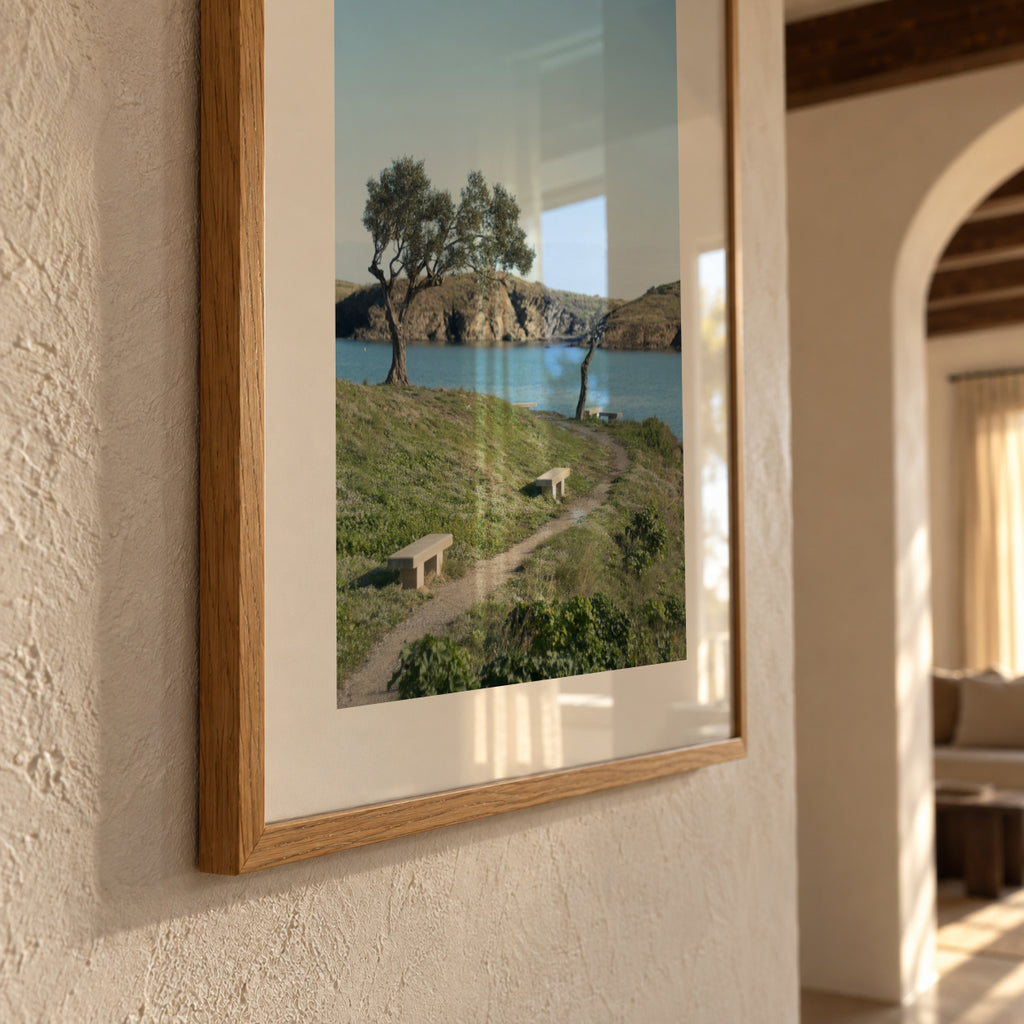 Coastal Path - Framed poster detail