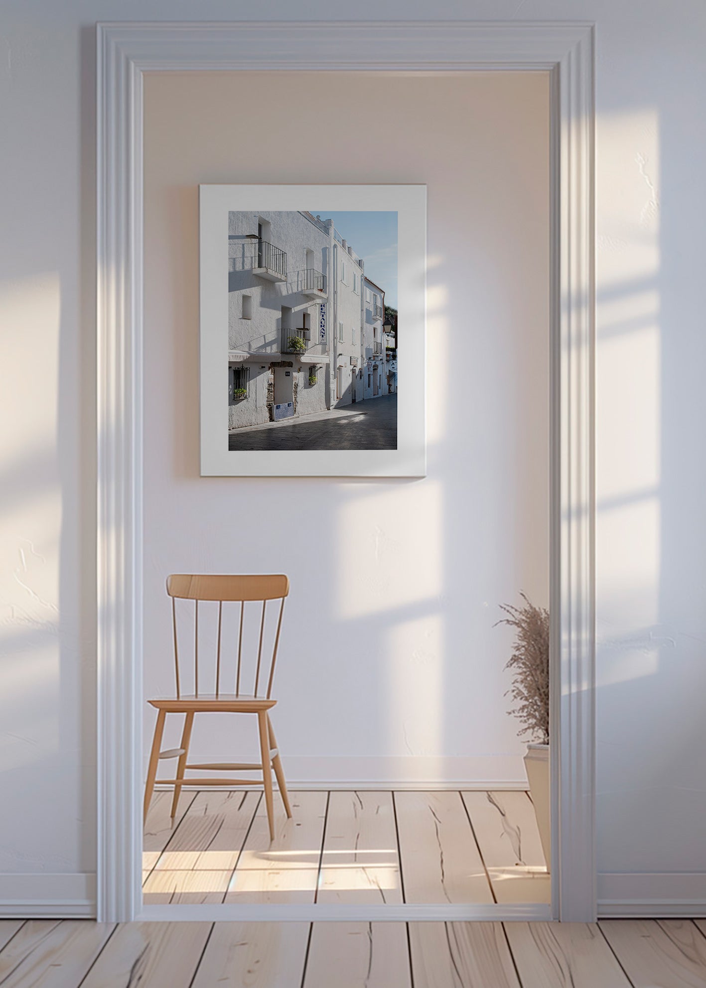 City art White coastal street