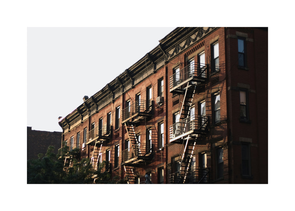 New York Brownstone - Unframed art print