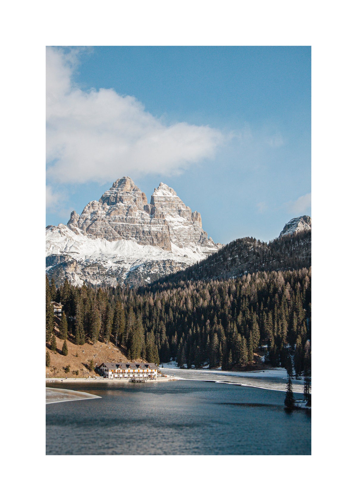 Lake Peaks - Unframed art print