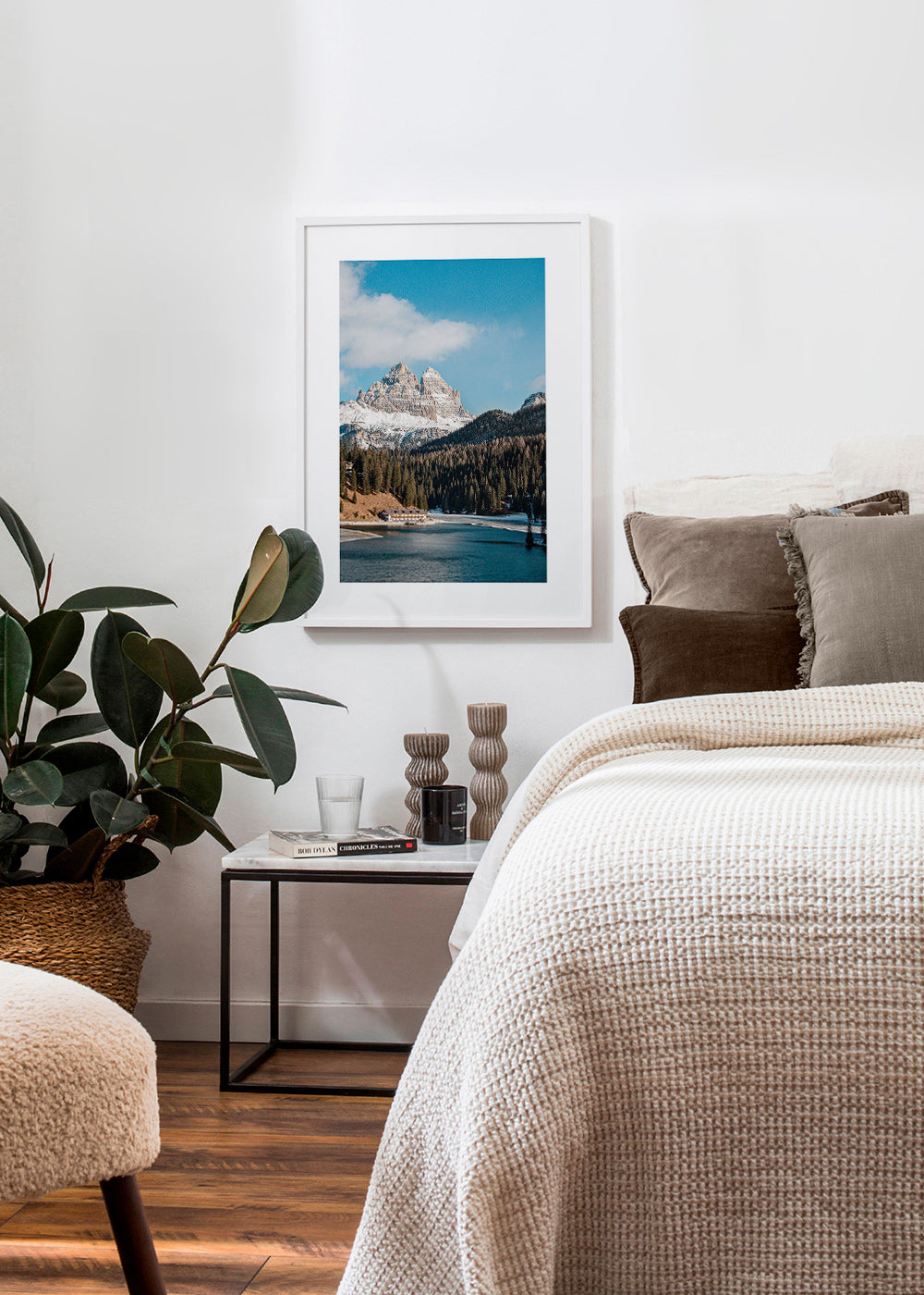 Mountain lake photograph