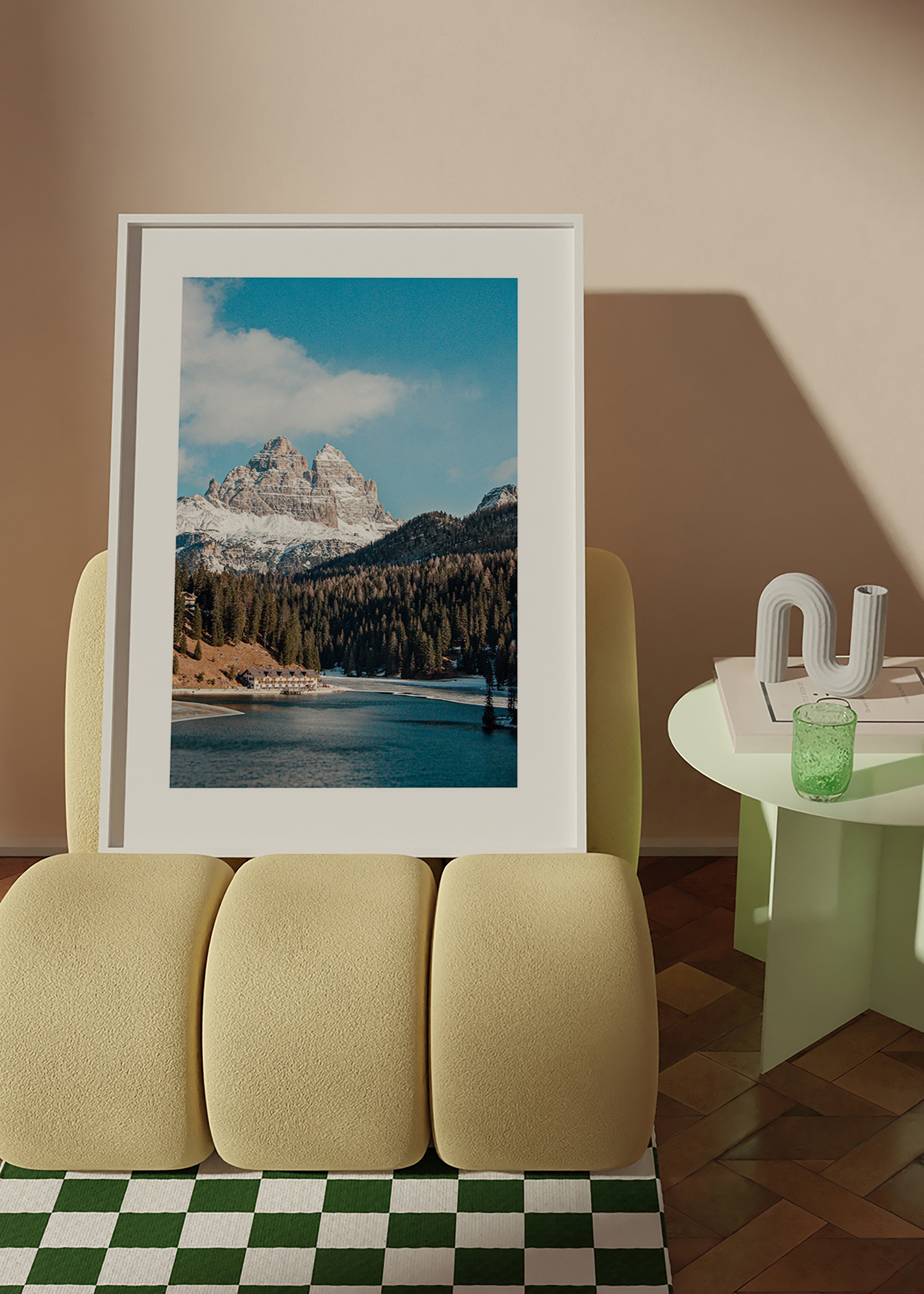 Mountain lake photograph