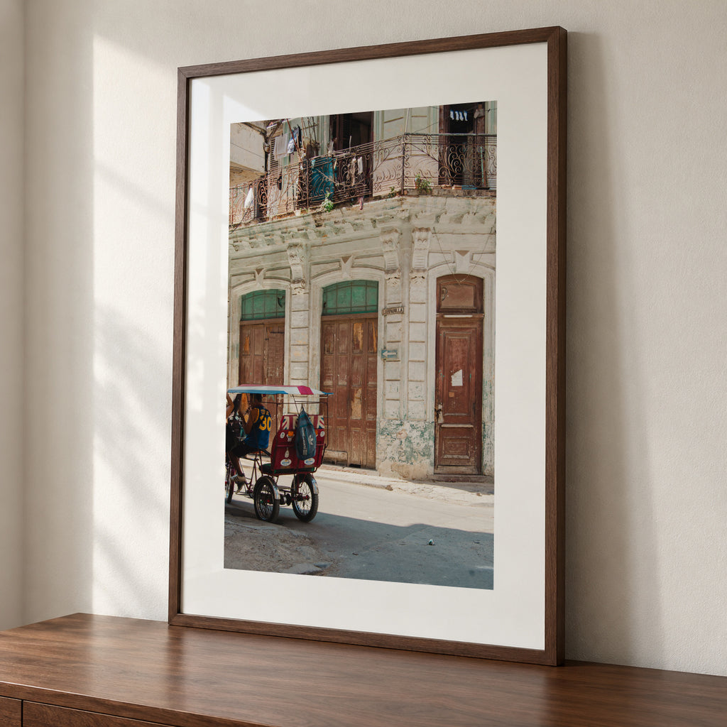 Havana Street - Framed poster detail