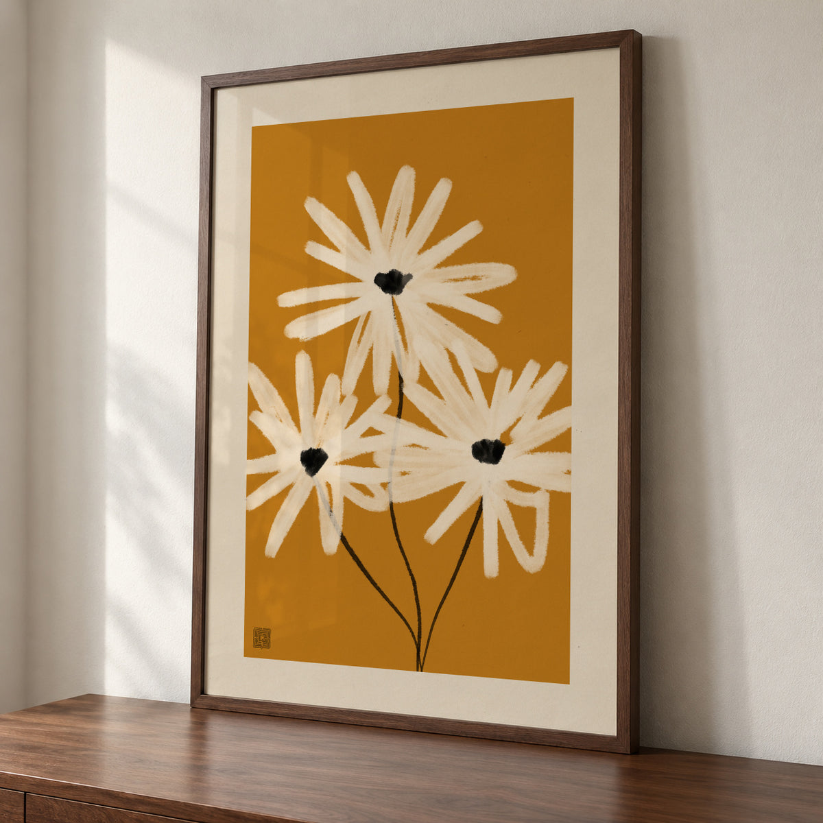 Wild Meadow Song III - Framed poster detail